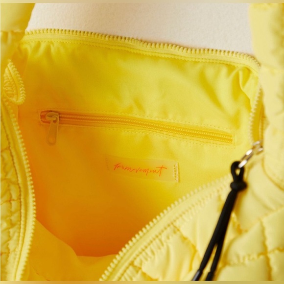 NWT FP Movement by Free People Large Quilted Shoulder Bag - Picture 6 of 6